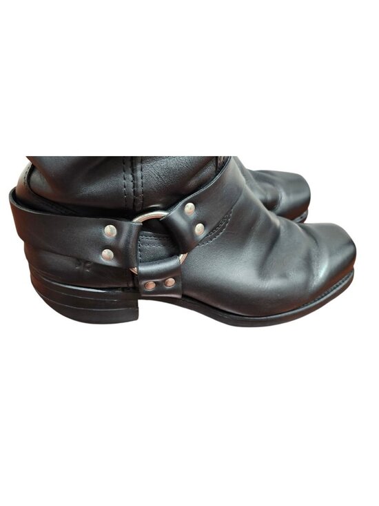 Frye Harness 12R Black Leather Engineer Biker Motorcycle Boots Men\'s Sz 10.5-11 main image 13